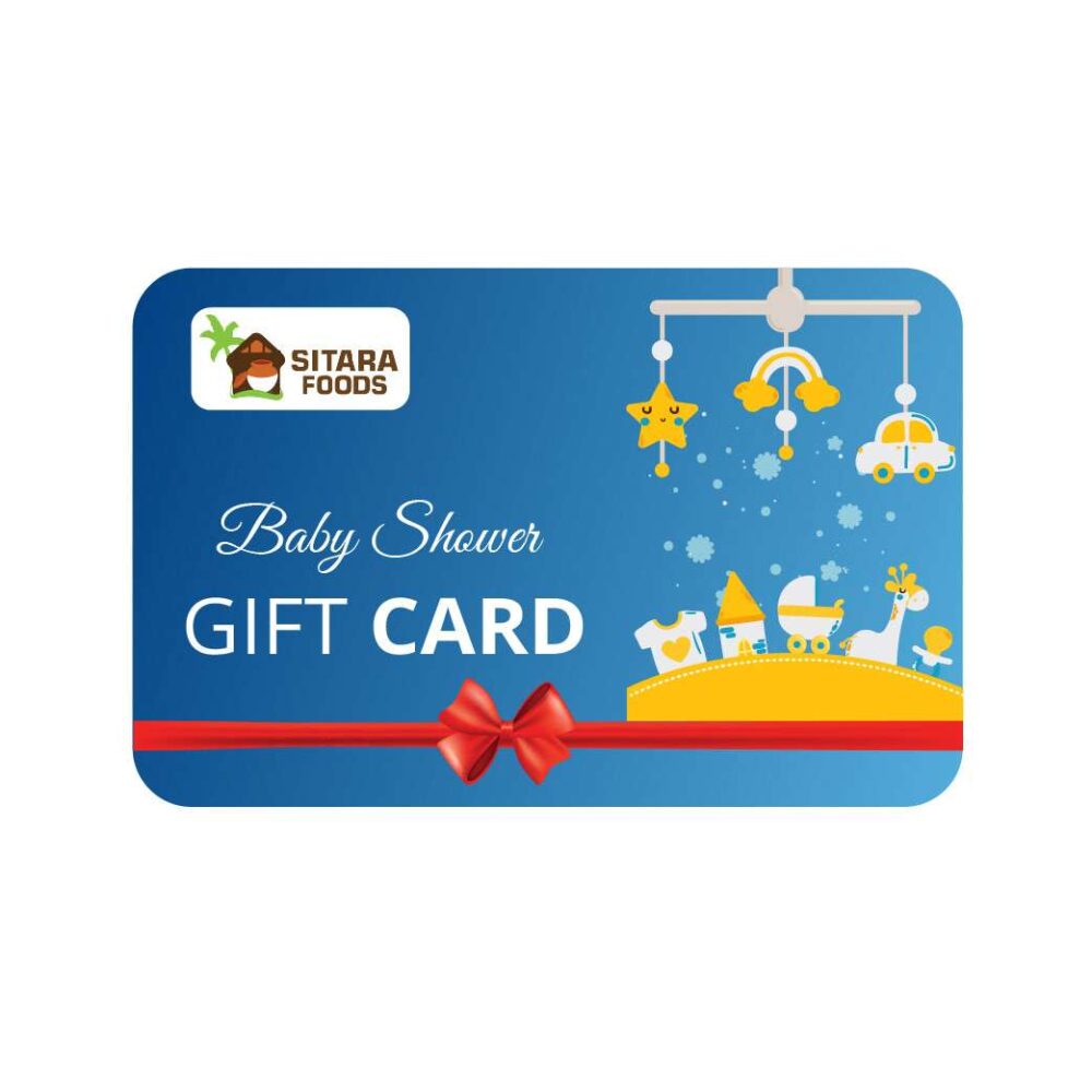 Babyshower Gift Cards SITARA FOODS